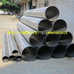定做螺旋風管，信賴江大螺旋風管廠——交貨期快，質量保證
